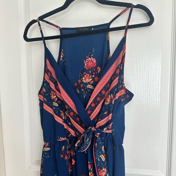 Scobe Tie-Waist Wrap Maxi Dress Size XL - Picture 5 of 5